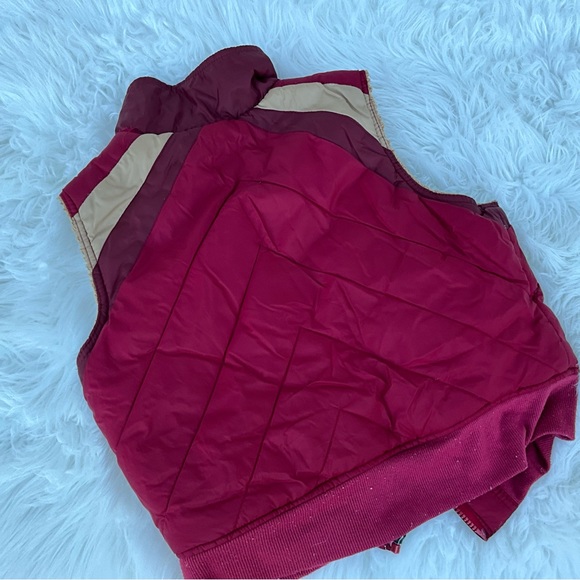 Vintage y2k Vest maroon 2000s one step up size large - Picture 2 of 4